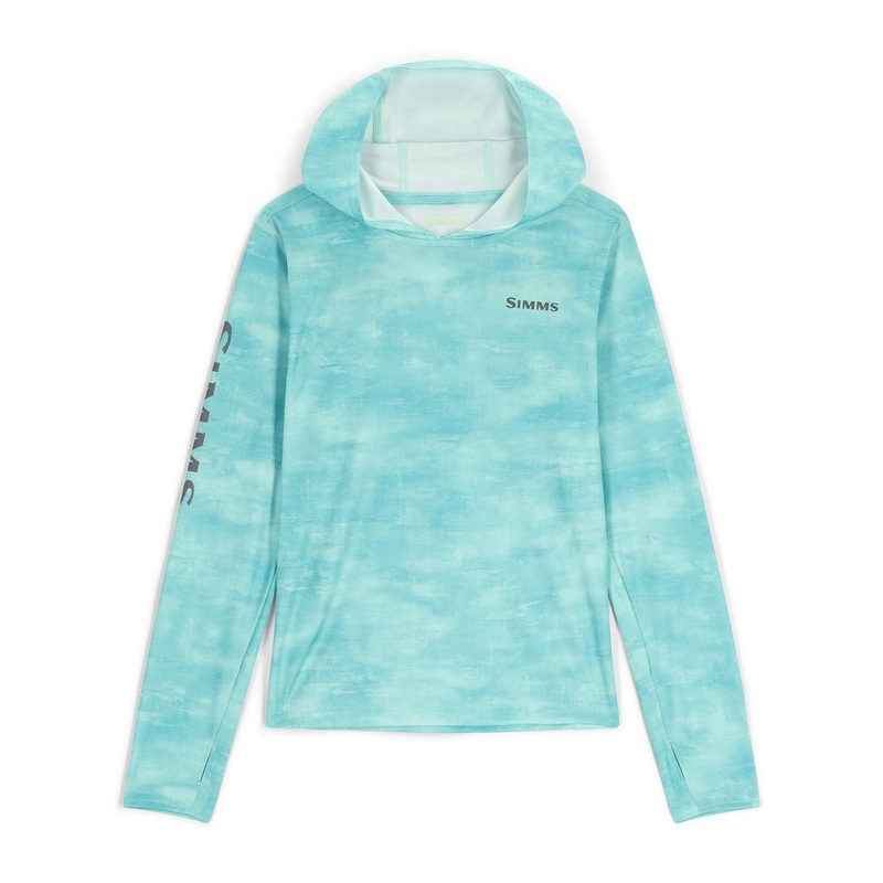 Simms Kid’s Solar Tech Hoody|Regiment Camo Cinder|Sea Breeze|Nightfall|S|M|L