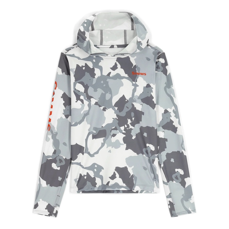 Simms Kid’s Solar Tech Hoody|Regiment Camo Cinder|Sea Breeze|Nightfall|S|M|L