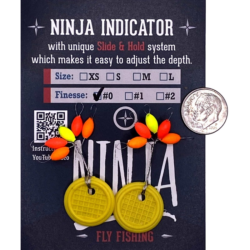 Ninja Finesse Indicators||0 (0.3in / 8mm)||1 (0.4in / 10mm)||2 (0.5in / 12mm)|Assorted – 2 Orange – 1 red – 1 Yellow