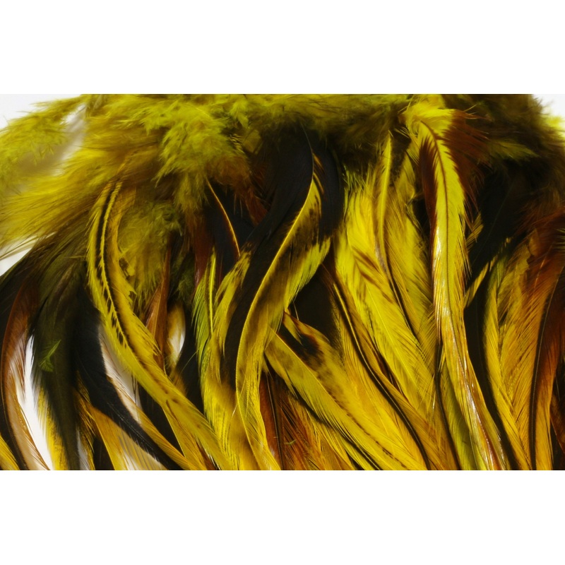 Hareline Badger Saddle Hackle 5-7