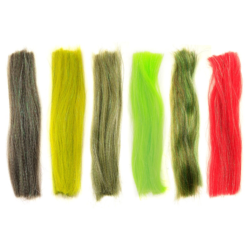MFC Scales ‘n Tails|Black|Bruised Black|Bucktail White|Chartreuse|Cotton Candy|Dirty Olive|Golden Olive|Grizzly Chartreuse|Mottled Hot Yellow|Light Tan|Mottled Silver|Midnight Purple|Mottled Brown|Mottled Tan|Olive|Hot Orange|Rainbow Baitfish|Red|Blue Bai