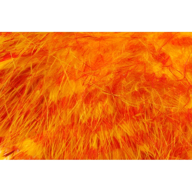 Hareline Jailhouse Marabou|Fl Chartreuse Barred Black |127|Fl Hot Pink Barred Purple |133|Hot Orange Barred Black |187|Light Olive Barred Brown |212|Olive Barred Black |263|Tan Barred Black |369|White Barred Black |377|Yellow Barred Red |383|Brown Olive B
