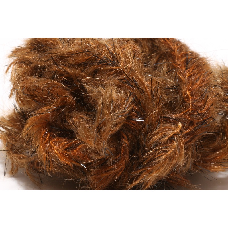 Hareline Speckled Black Mohair Scruff New