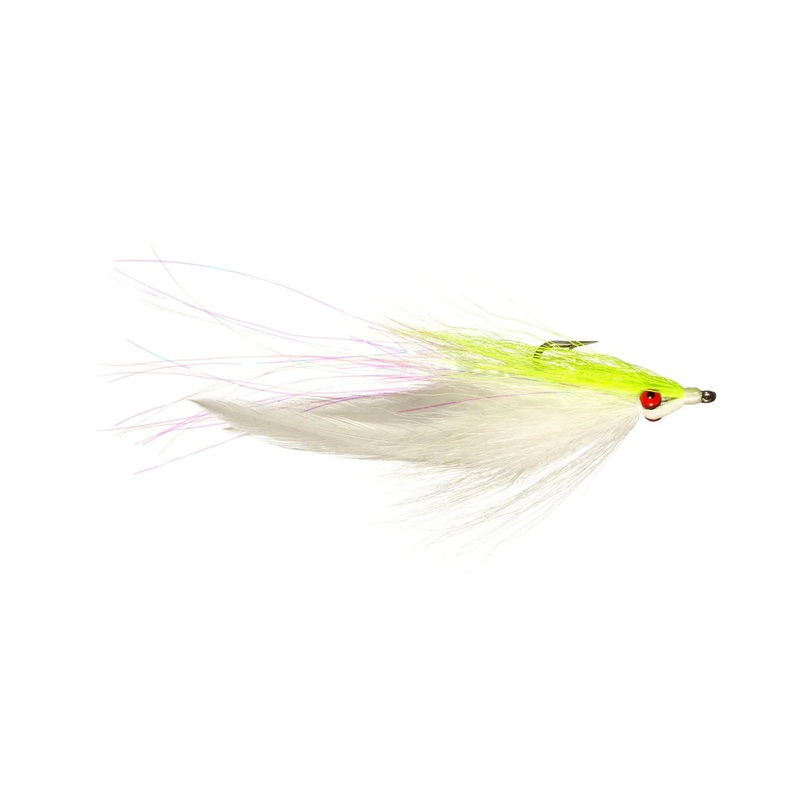 Clouser/Kreh Half & Half|Chart/White|Gray/White|Sexy Shad|3/0|1/0