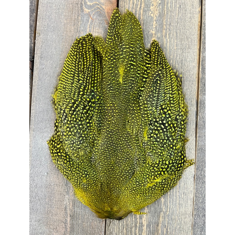 Guinea Fowl Skin|Natural|Chartreuse|Olive|Orange|Red|Fuschia