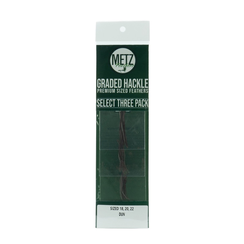 Metz Hackle Select 3 Size Pack