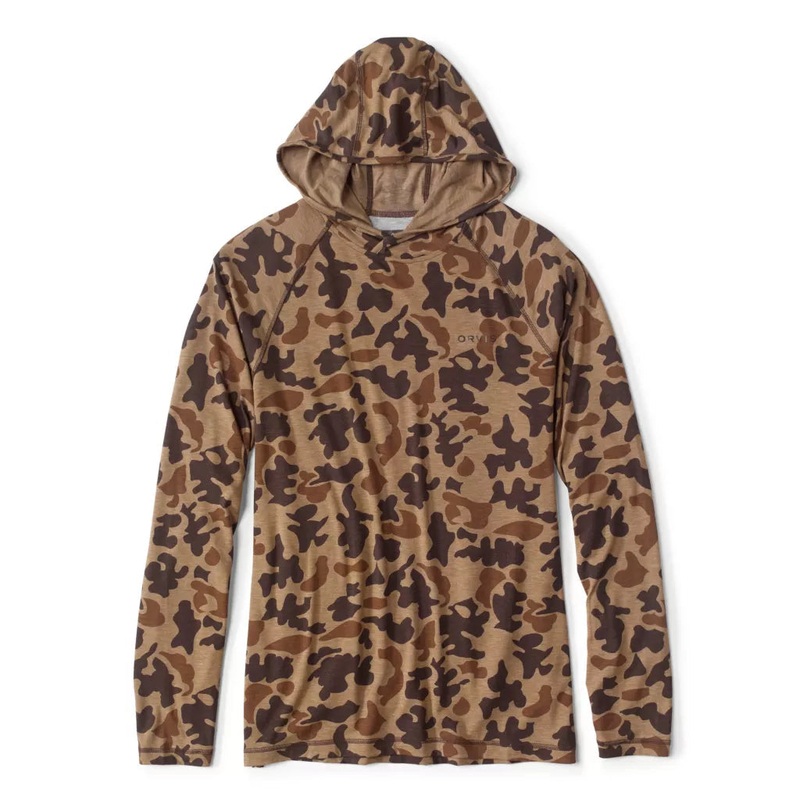 Orvis Dricast Printed Hoodie|L|XL|XXL|Rainbow Trout|Brown Trout|Orvis 1971 Camo