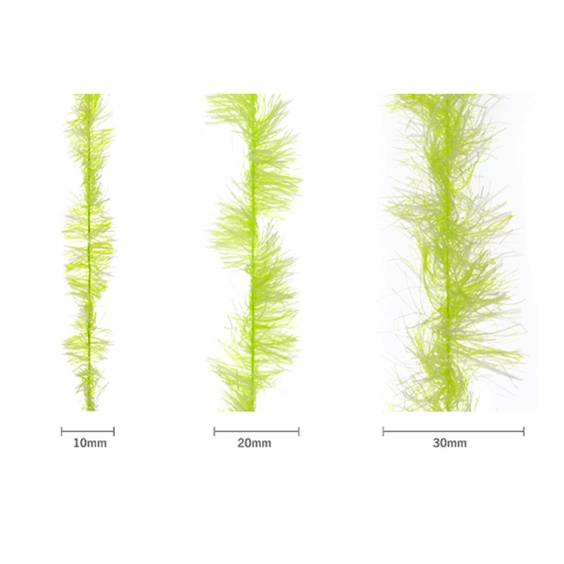 Senyo’s Super Satin Chenille|Amber|Black|Brown|Chartreuse|Grey|Light Pink|Orange|Tan|White|Yellow|Claret|Fl Fire Red|Fl Fushia|Hot Pink|Kingfisher Blue|Purple|Olive|Light Olive|10mm|20mm|30mm