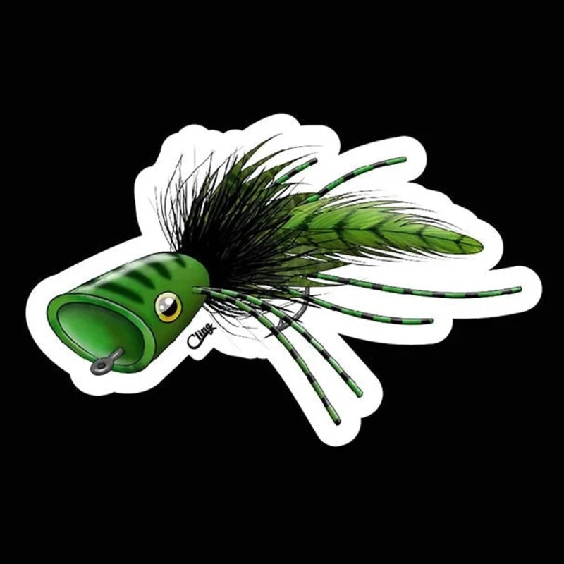 Cling Fishing Decals|Rainbow Trout|Brown Trout|Hopper|Popper