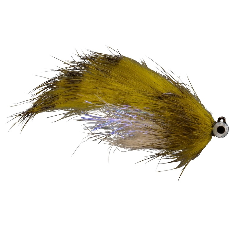 RIO Morrish Micro Jig Sculpin|Olive|Dark Brown|Gold Variant|8