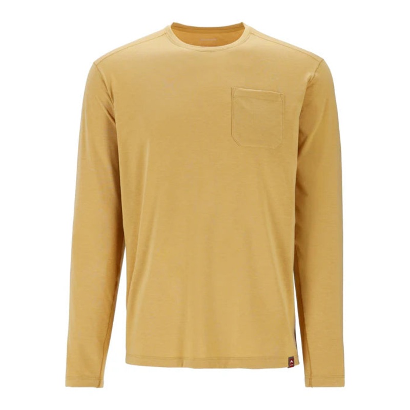 Simms Men’s Glades Crew|Neptune Heather|Steel Heather|Baltic Amber Heather|M|L|XL|XXL