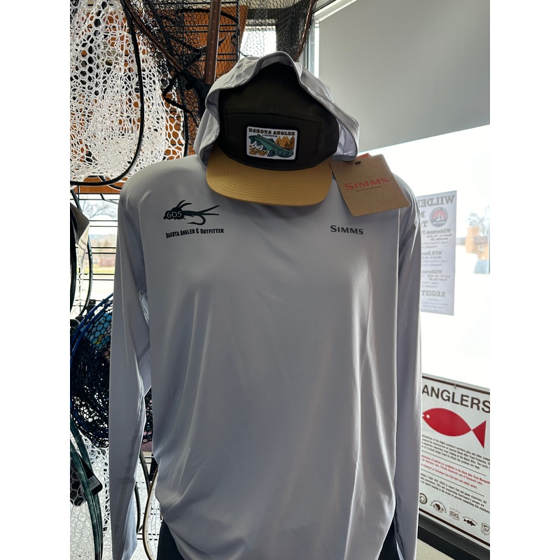 Simms Solarflex BH Logo Hoody|Sterling|M|L|XL|XXL|3XL