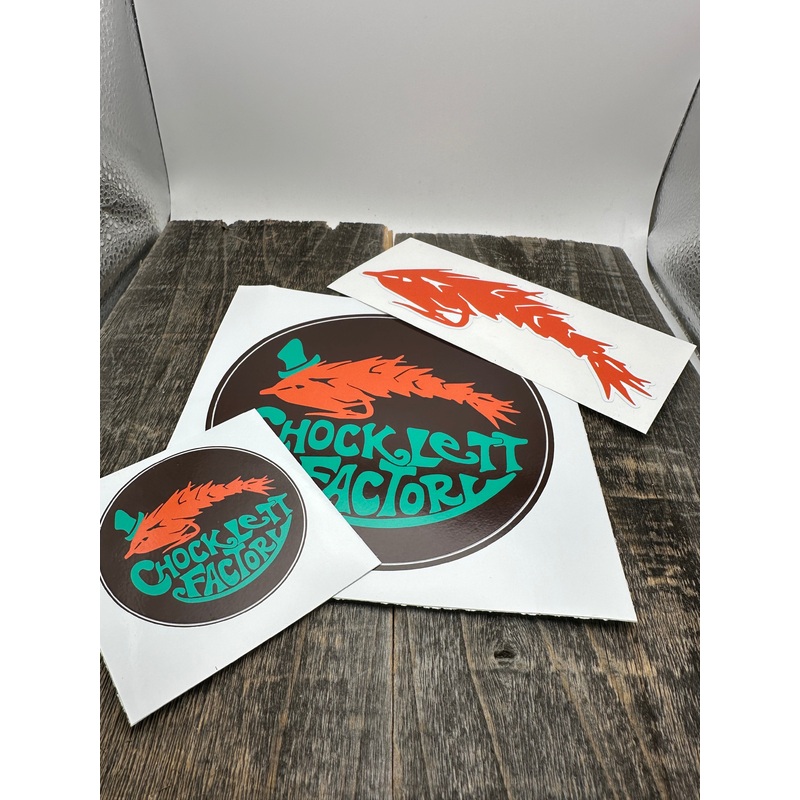 Chocklett Factory Stickers|Gamechanger (6″x2″)|5″ Logo|2.5″ Logo