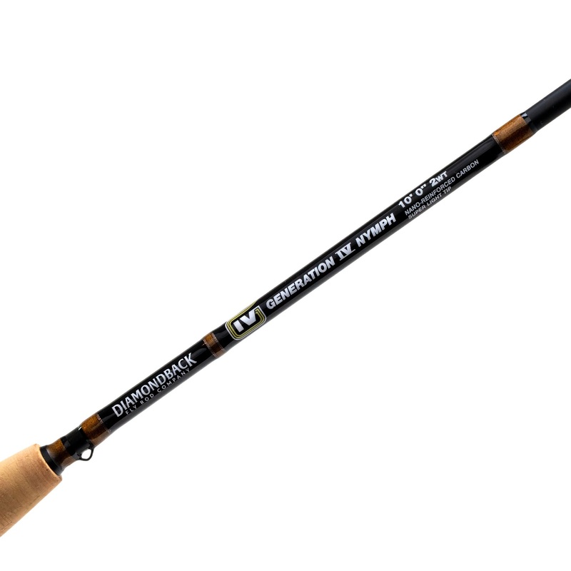 Diamondback Gen. IV Nymph Rod|10′ 1wt|10′ 2wt|10′ 3wt|10’7″ 1wt|10’7″ 2wt|10’7″ 3wt|10’7″ 6wt|10’7″ 7wt