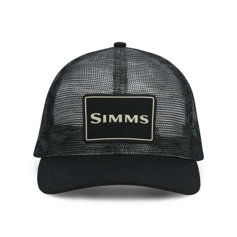 Simms Mesh All-Over Trucker|Tiger Camo Black/Dark Gunmetal|Tiger Camo Sand/Smoke