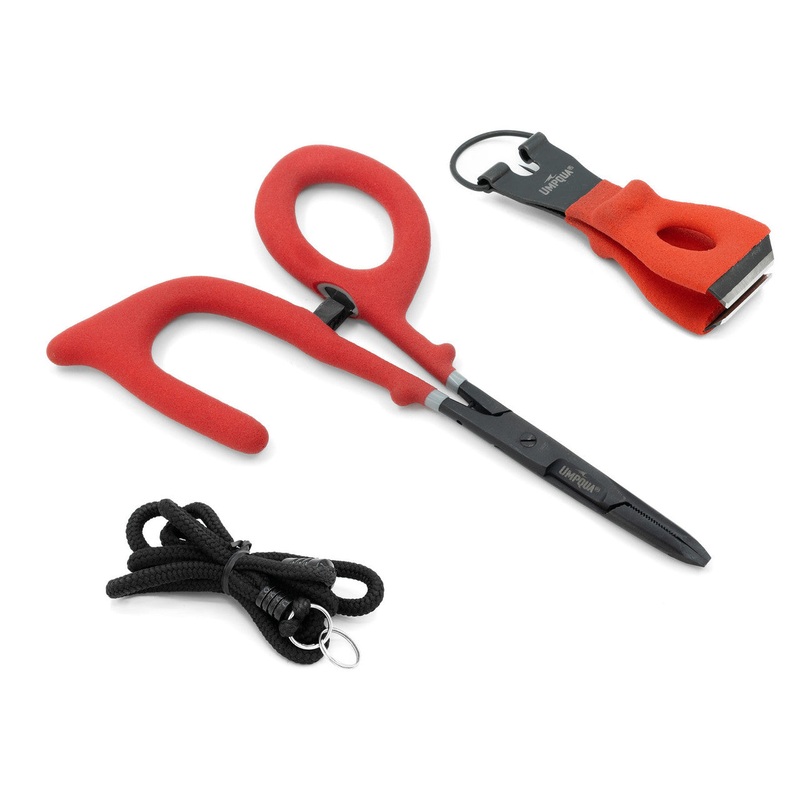Umpqua Rivergrip PS  6 Open Clamp, Big Nip, Lanyard Combo