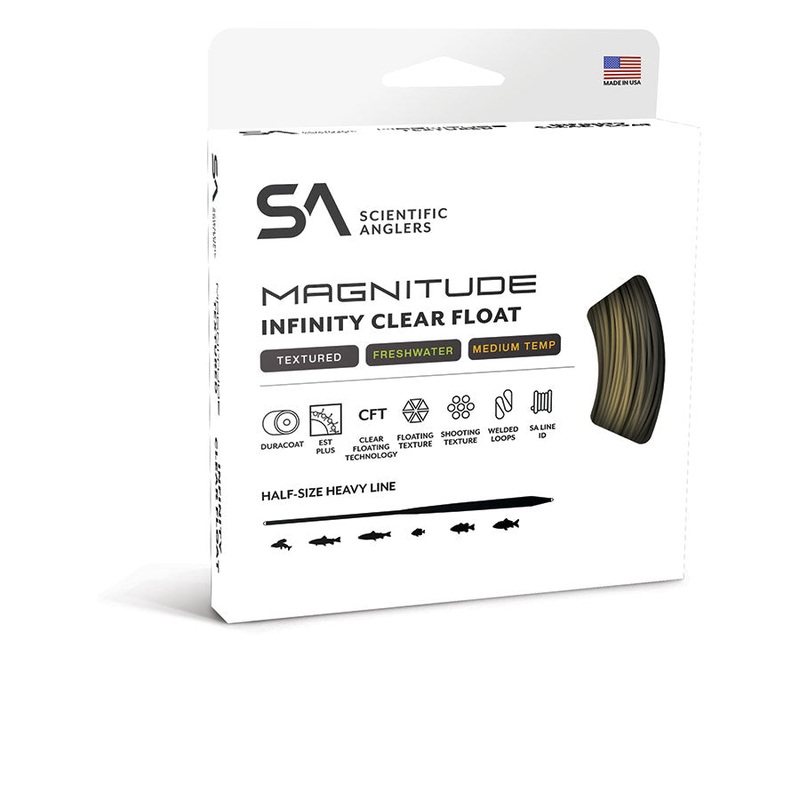 Scientific Anglers Magnitude Textured Infinity 10′ Clear Float Tip Fly Line