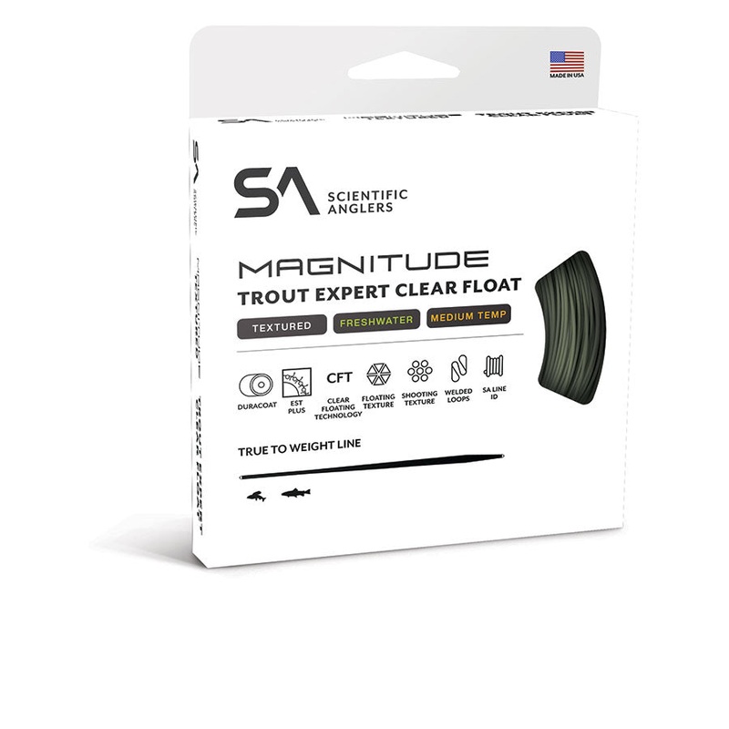 Scientific Anglers Magnitude Textured Trout Expert 10′ Clear Float Tip Fly Line