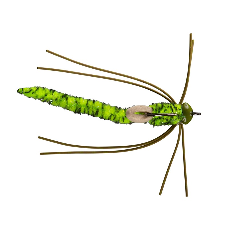 Hogan’s Headstand Jig Fly|Chartreuse|Tan|4