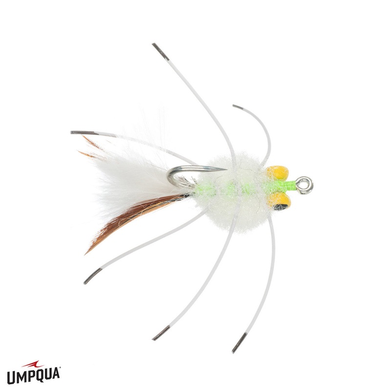 Umpqua Rag Head Crab 2.0|Olive|White|2|8|4