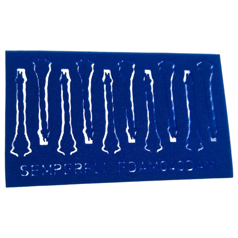 Semperfli Foam Damsel Bodies|Blue|40mm ~ 1.57 inches