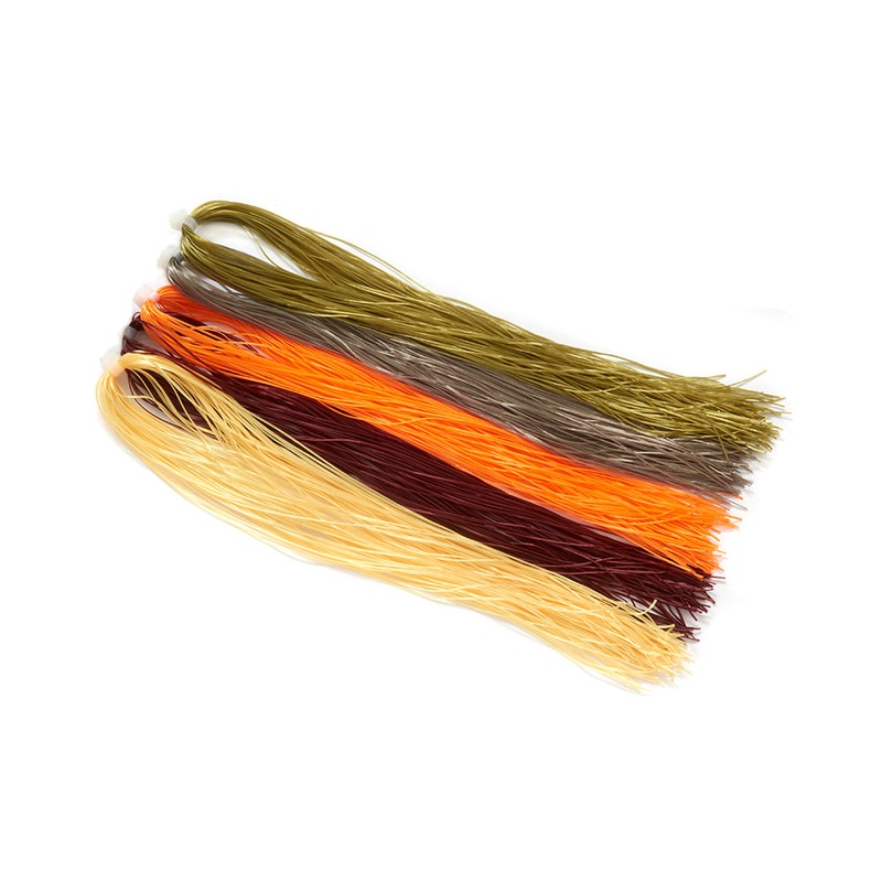 FULLING MILL FLEX-FLOSS|Black|Olive|Claret|Tan|Red|Fluo Orange|Fluo Chartreuse|Fluo Hot Coral|Fluo Sunburst Yellow|Fluo Pink
