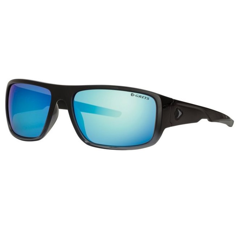 Greys G2 Sunglasses|Gloss Black Fade Frame – Blue Mirror Lens