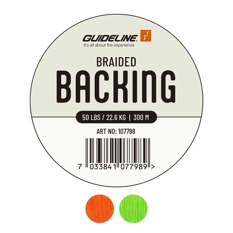 Guideline Braided Backing|20 lbs / 100m Fl Yellow|30 lbs / 100m Orange|30 lbs / 200m Orange|50 lbs / 300 m Lime Green