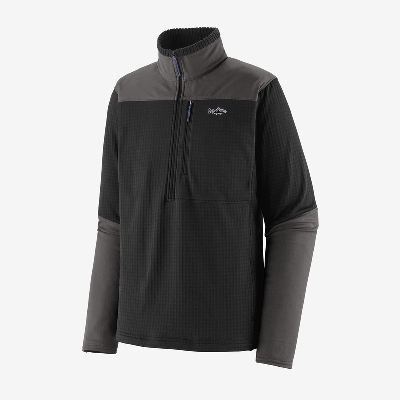 Patagonia Men’s Long-Sleeved R1 Fitz Roy 1/4-Zip