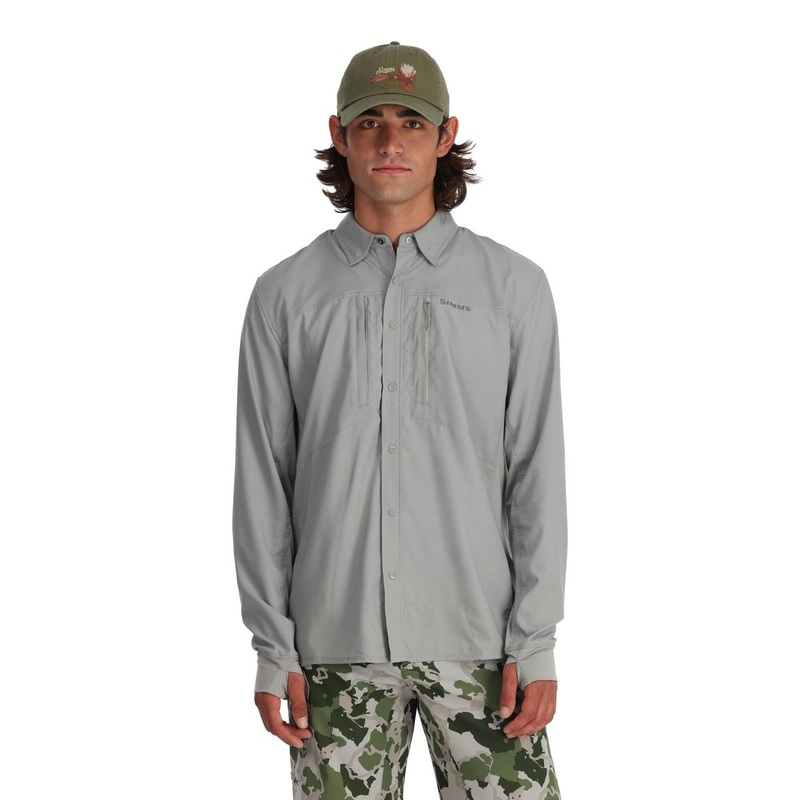 Simms Intruder BiComp LS Shirt – Cinder