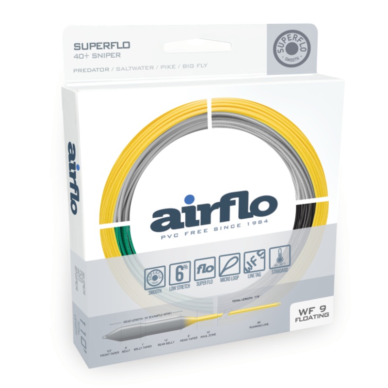 AIRFLO SUPERFLO 40+ SNIPER FLY LINE – NEW