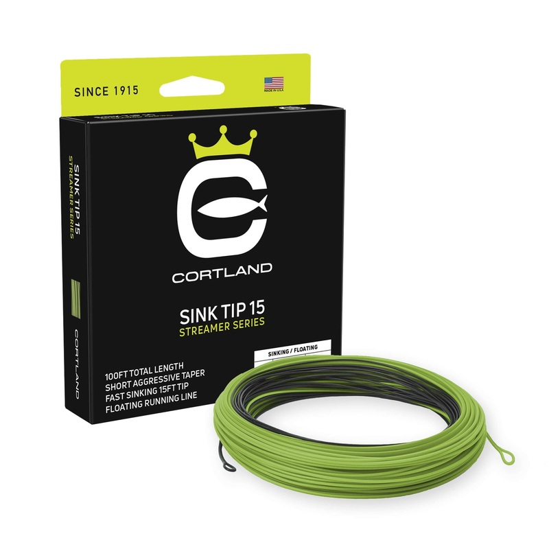 Cortland Streamer Sink Tip 15|WF5 – 15ft Type 6 Tip|WF6 – 15ft Type 6 Tip|WF7 – 15ft Type 6 Tip