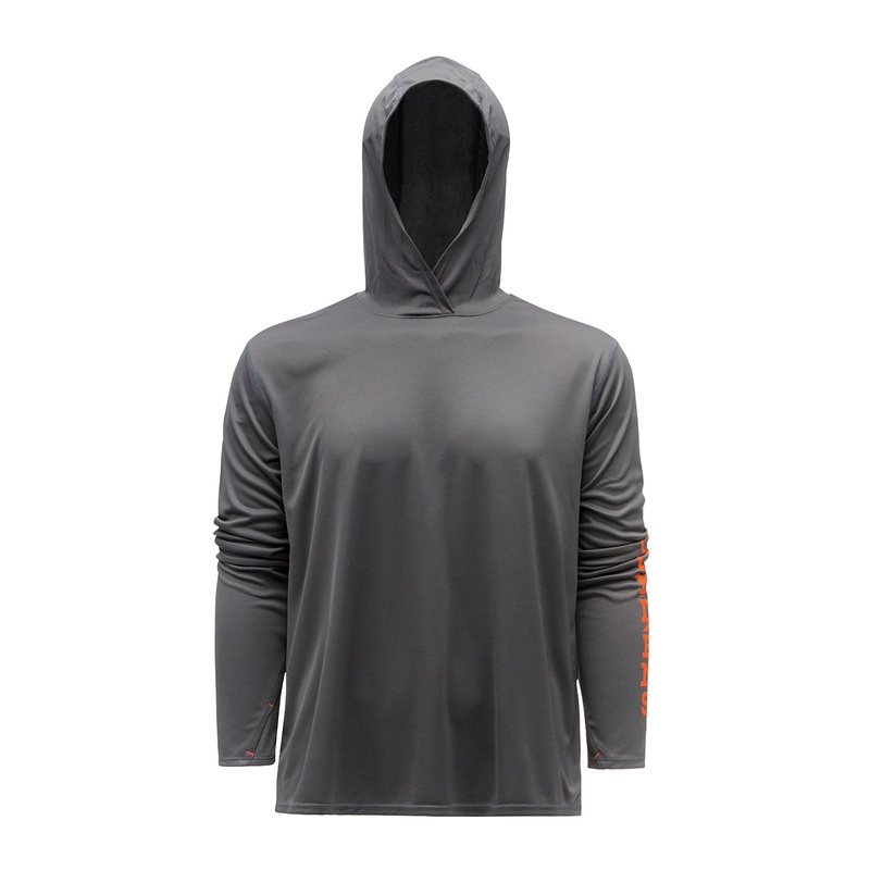 GRUNDENS TOUGH SUN HOODIE|Medium|Large|X Large|XX Large|Azure|Anchor