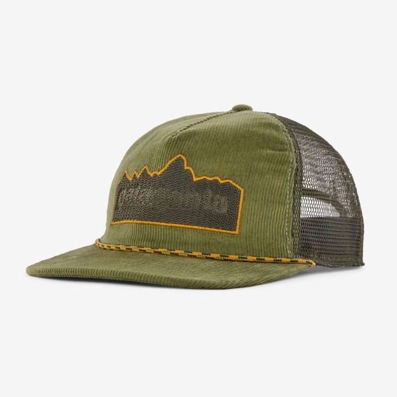 Patagonia Fly Catcher Hat – Fitz Roy Frame: Buckhorn Green
