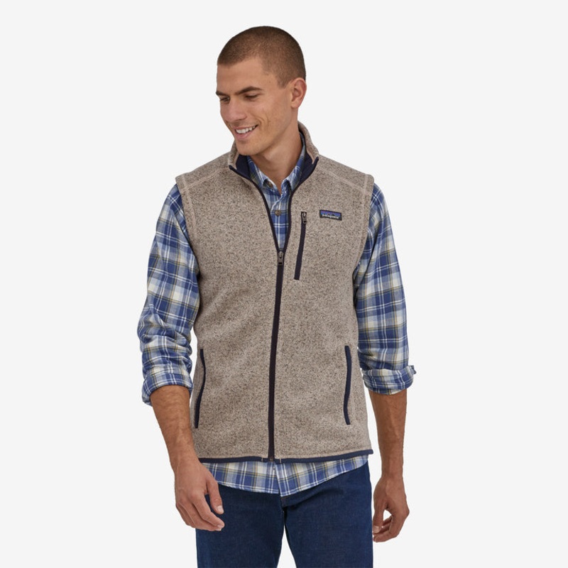 Patagonia Men’s Better Sweater Fleece Vest – Oar Tan