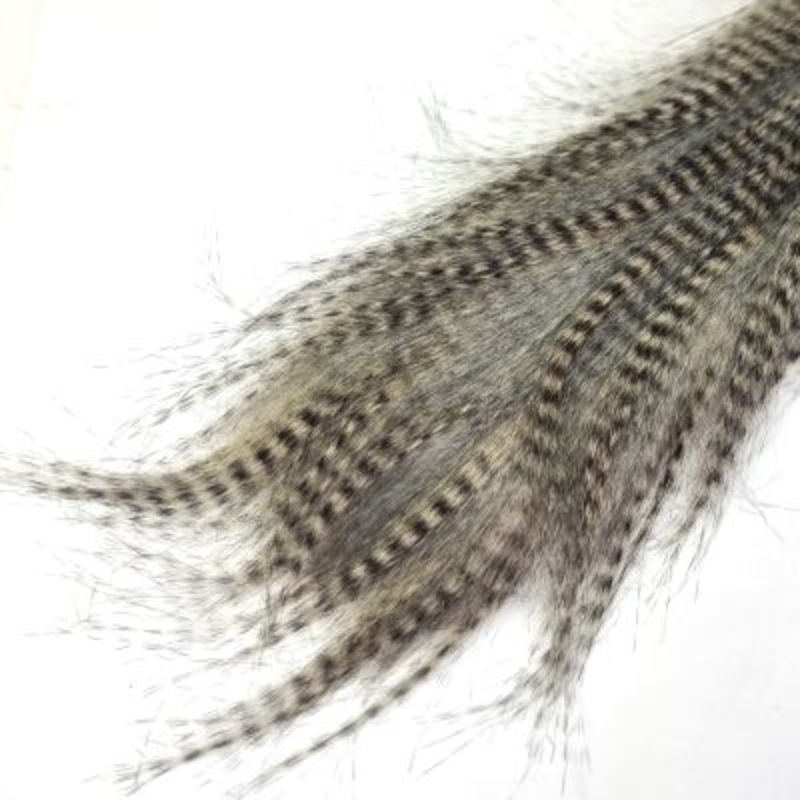 Traun River Streamer Fur|Grizzly Brown|Grizzly Black|Grizzly Olive|Grizzly Grey|Grizzly|Chartreuse|White|Olive|Tan