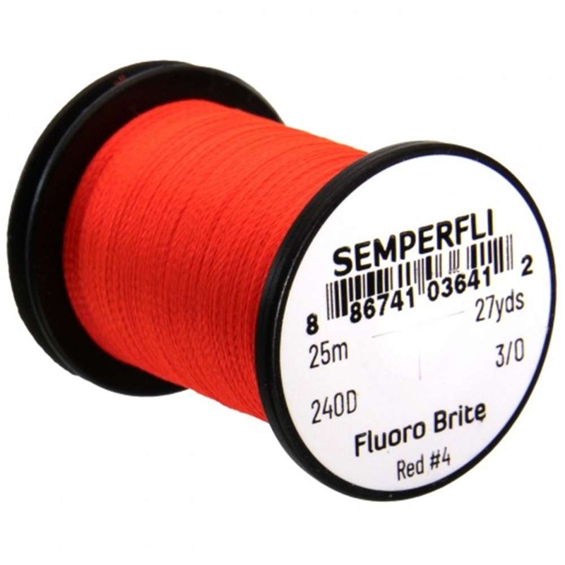 Semperfli Fluoro Brite|Red | 4|Orange | 7|Green | 13|Phosphor Yellow | 11