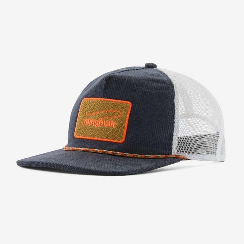 Patagonia Fly Catcher Hat – Casting Logo: Smolder Blue