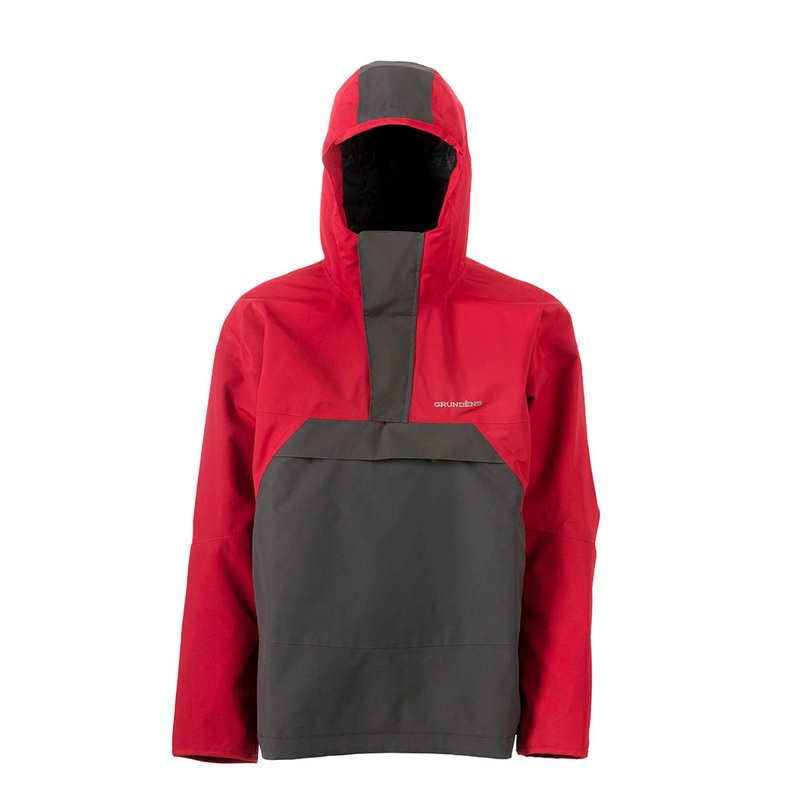 GRUNDENS FULL SHARE ANORAK|Medium|Large|X Large|XX Large|Red Orange