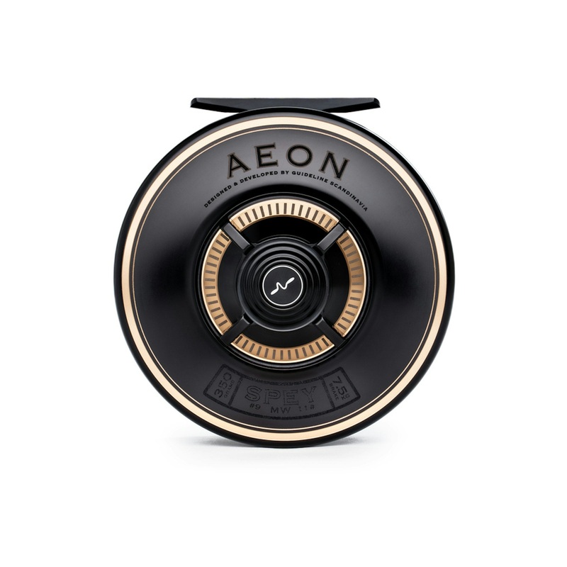 Guideline AEON Fly Reel|Black/Gold|Black Silver|| 7/9 Size|| 9/11 Size|| 11/13 Size