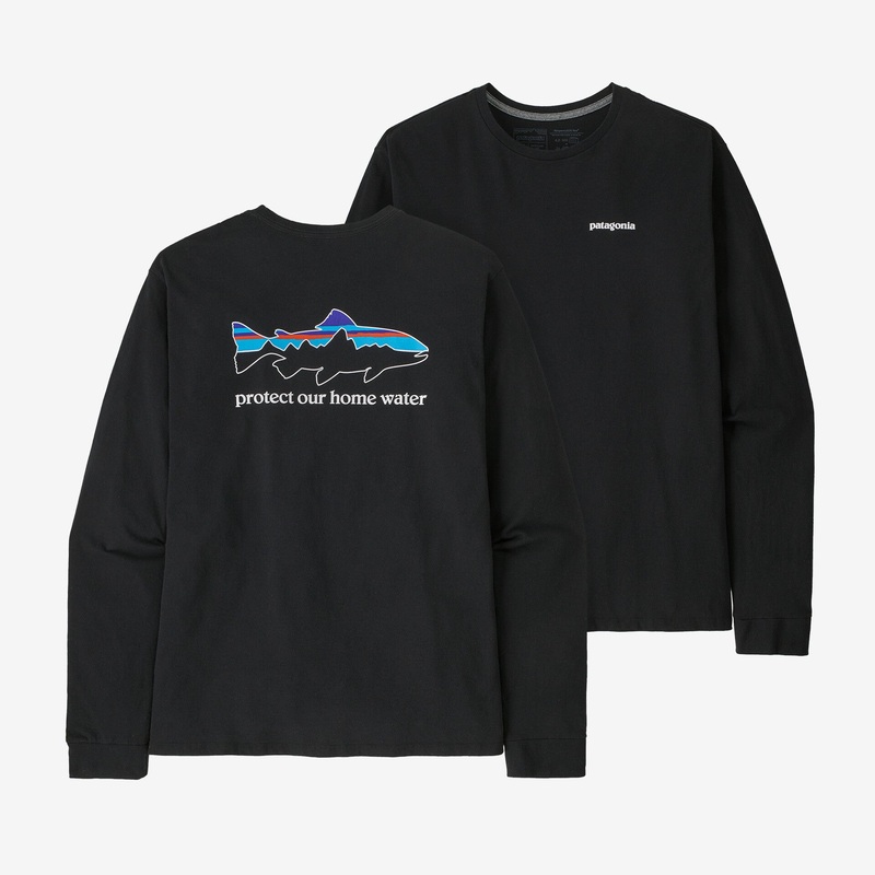 Patagonia Men’s Long-Sleeved Home Water Trout Responsibili-Tee
