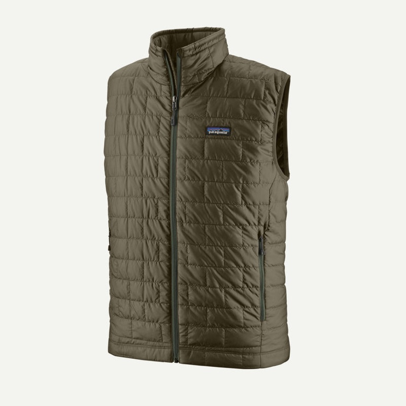 Patagonia Men’s Nano Puff Vest –  Basin Green w/Tent Green