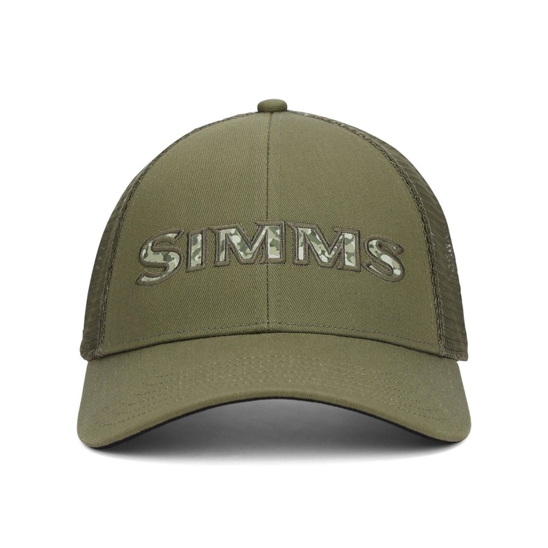 Simms Single Haul Trucker|Back Eddy Camo Fill Loden|Slate