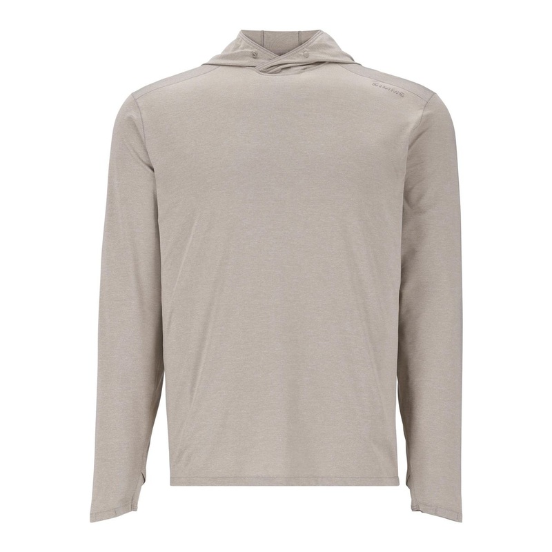 Simms Solarflex Hoody|Sterling|Back Eddy Willow|Dolomite Heather|Medium|Large|X Large