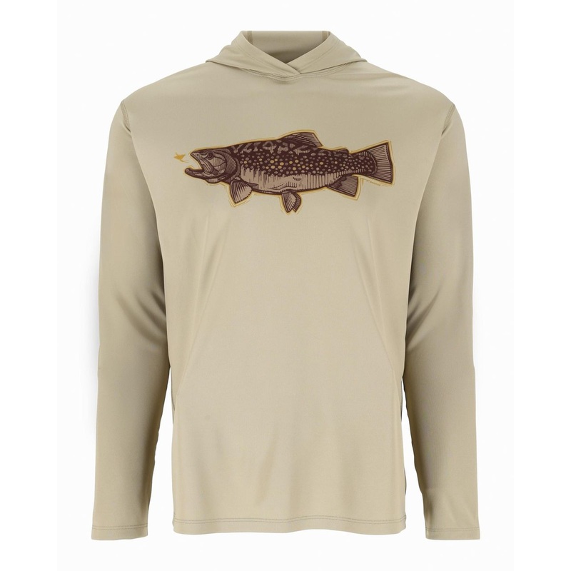 Simms Tech Hoody – Artist Series Stone Trout Fly