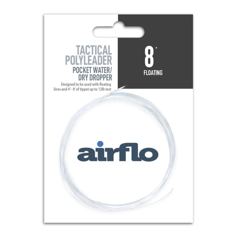 Airflo TACTICAL POLYLEADER | POCKET WATER/DRY DROPPER – 8′
