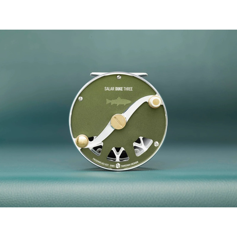 SALAR Duke Reel|Matte Hunter Green|Matte Black|| One – 6/8 Size|| Two – 7/9 Size|| Three – 8/10 Size|| Four – 10/12 Size|Left|Right