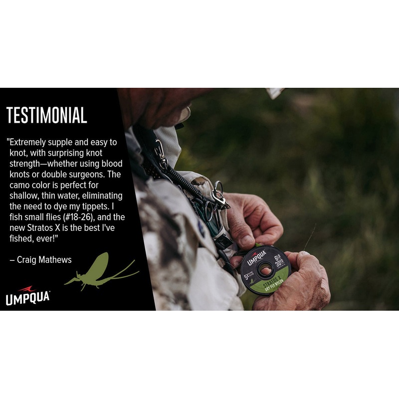 UMPQUA STRATOS X – DRY FLY TIPPETT