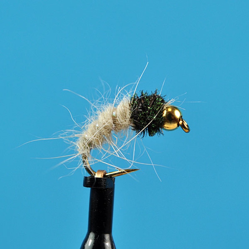 Bead head caddis cream|16|18|20|22