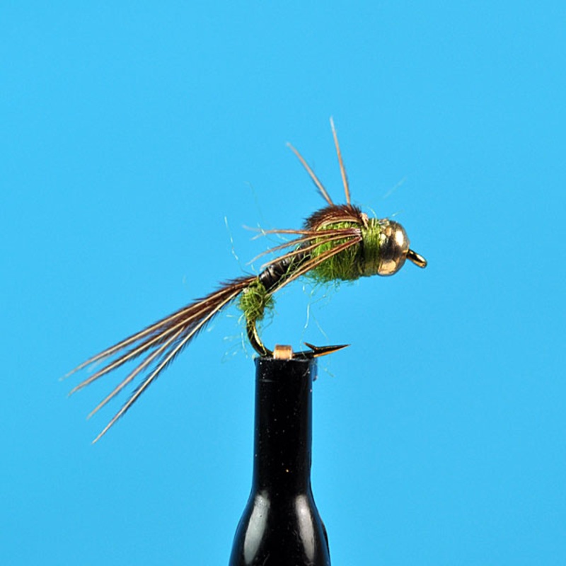 Bead head mayfly nymph olive|12|14|16|18